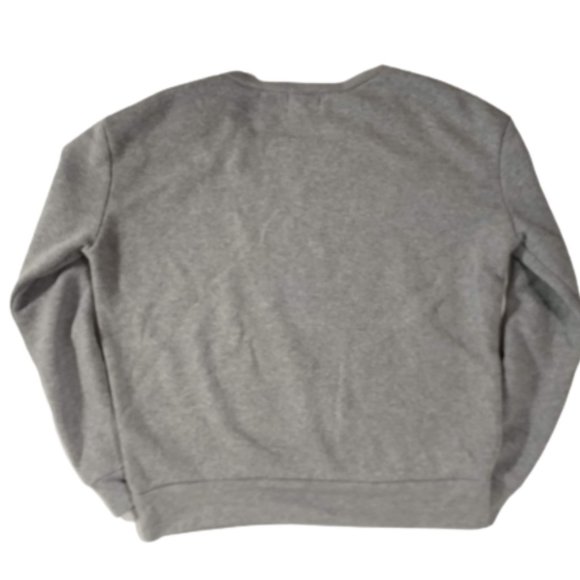 PST Let's Wine About It Gray Sweatshirt Women's Size XS - Picture 4 of 5